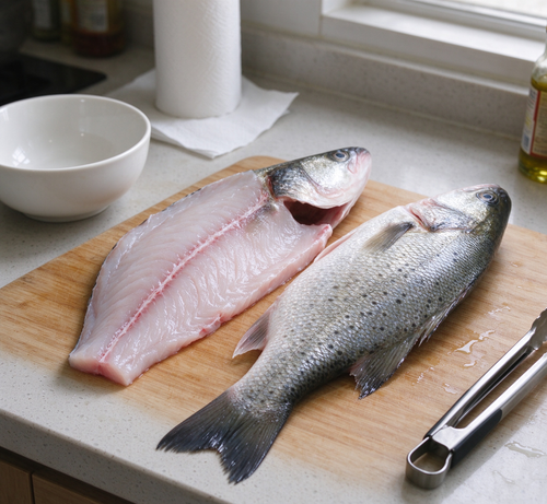 Fresh Sea Bass Fillets & Whole Fish - Gourmet Quality